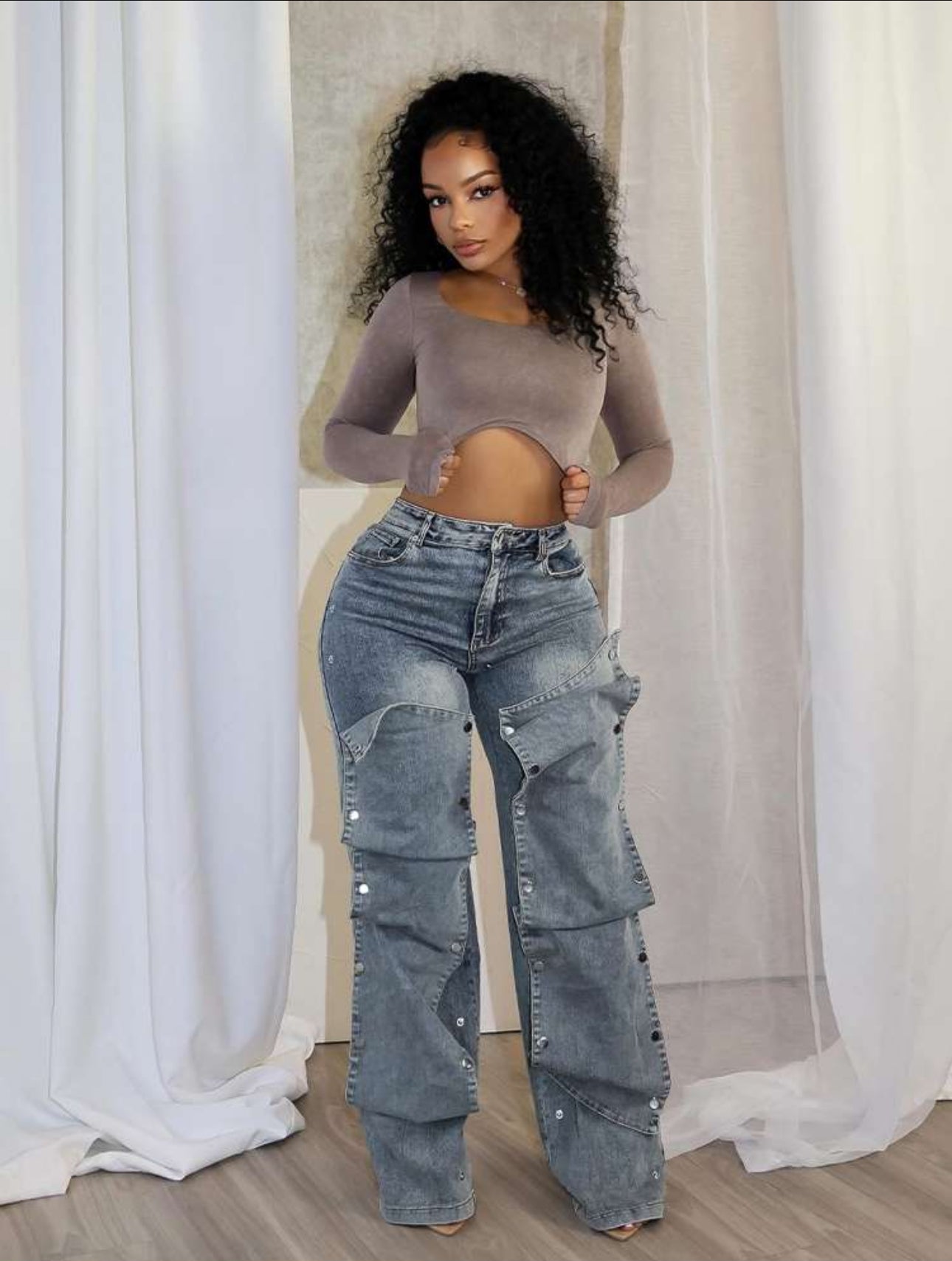 Zipper jeans