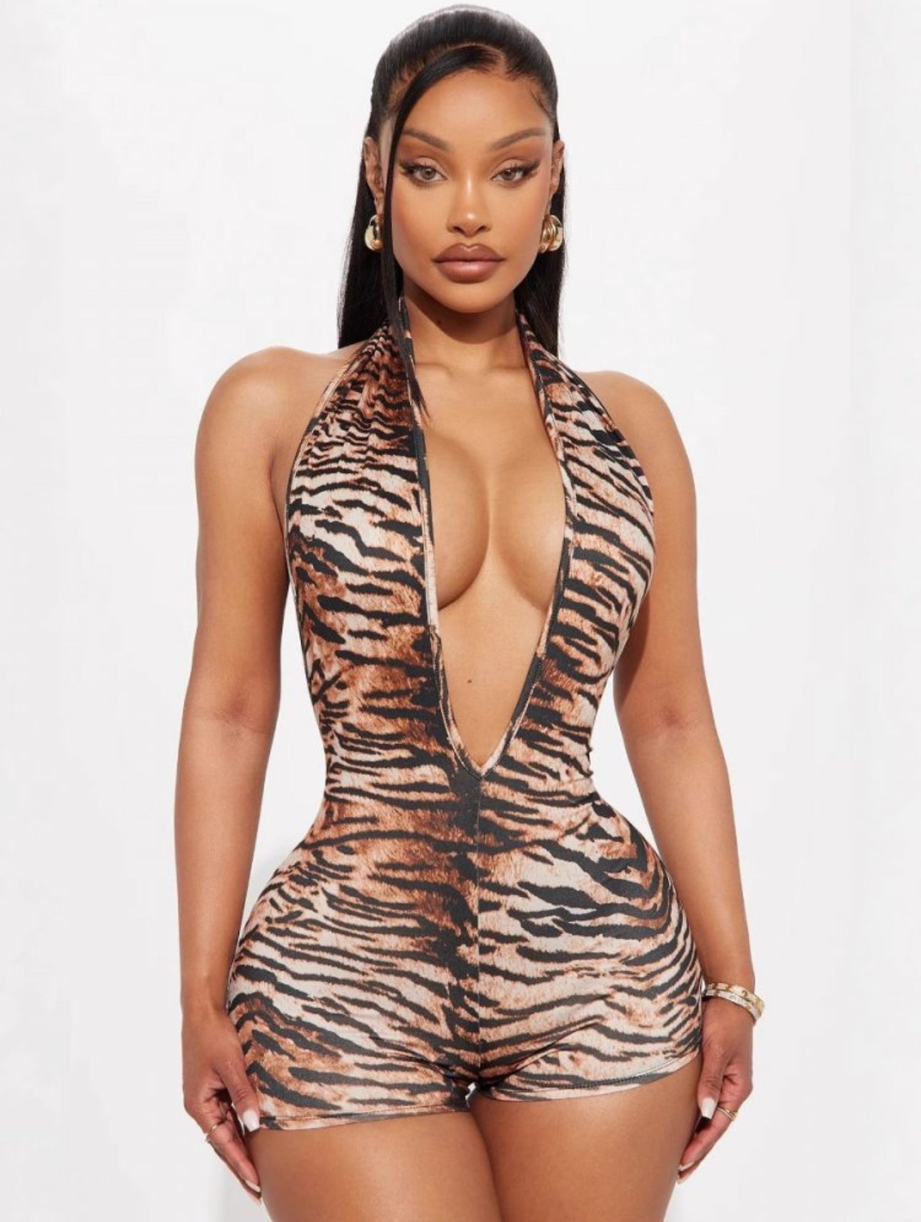 Leopard romper 