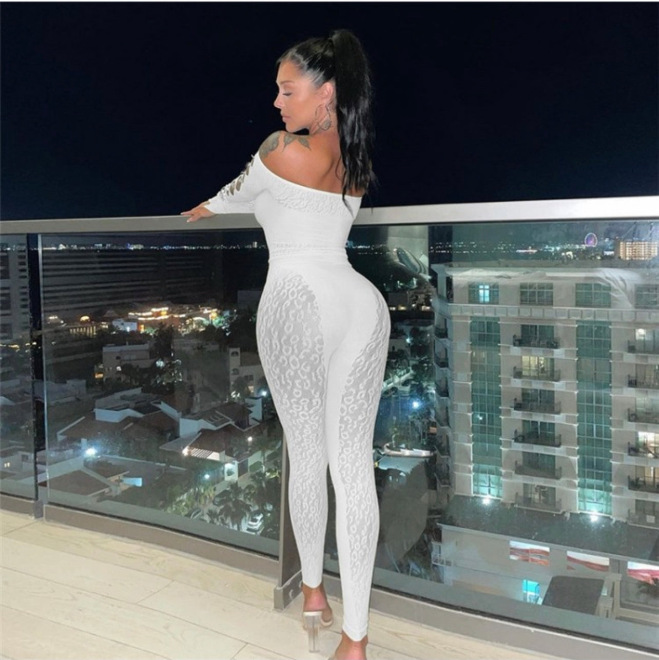 Solid mesh bodysuit